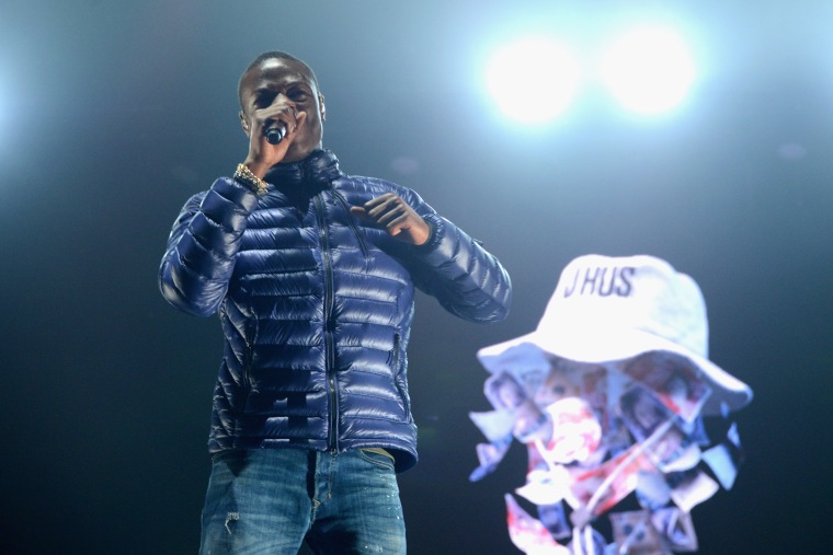 J Hus arrested and charged with carrying a knife