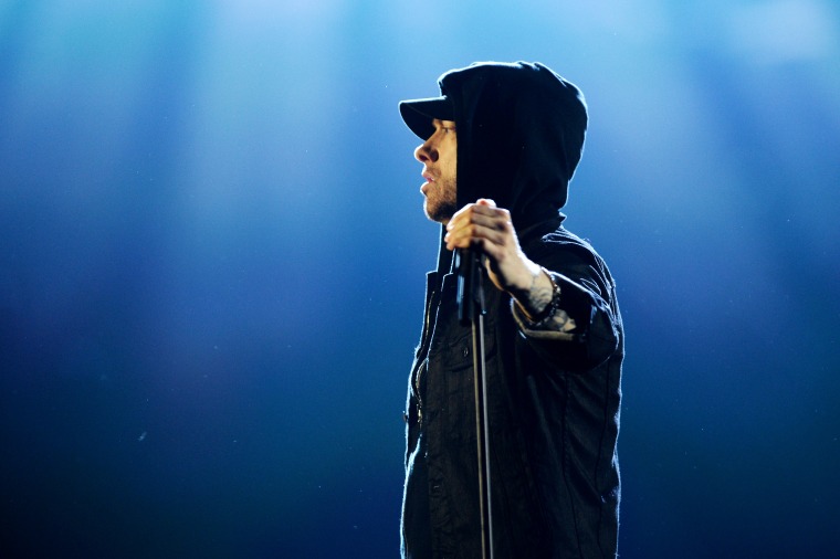 Eminem makes history with eight consecutive number one albums