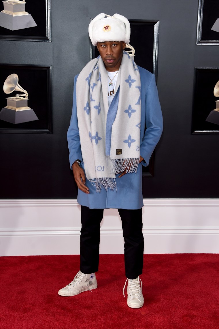 Tyler, The Creator’s Grammys Red Carpet look is incredible