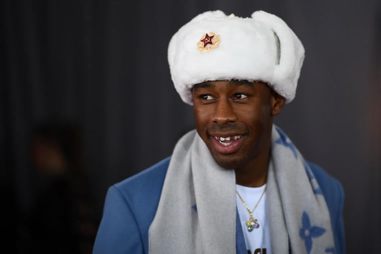 Tyler, The Creator’s Grammys Red Carpet look is incredible