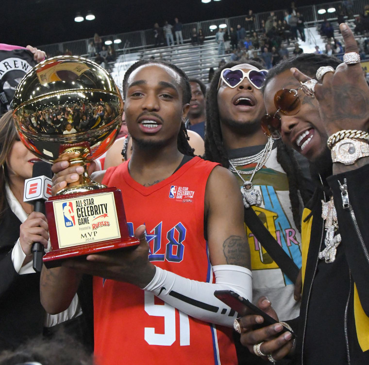 Quavo is crowned MVP at 2018 NBA All-Star Celebrity Game