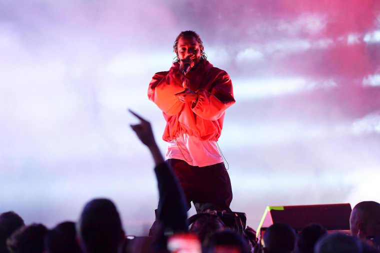 Kendrick Lamar performed at the Brits while Rich The Kid smashed a fancy car