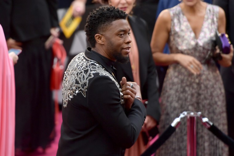 Chadwick Boseman was the king of the Oscars Red Carpet