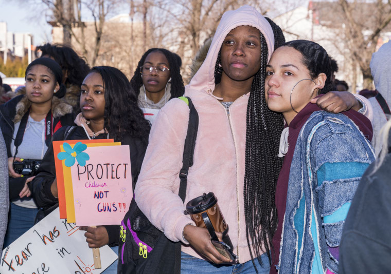 These students risked punishment to participate in today’s walkout