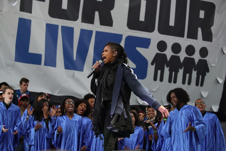 Jennifer Hudson, Ariana Grande, and more perform at the March For Our Lives