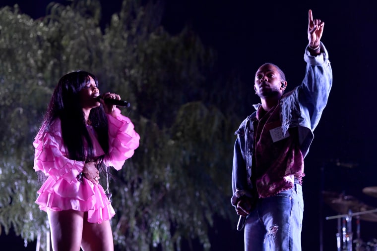 Kendrick Lamar performed at SZA & Vince Staples’ Coachella sets.