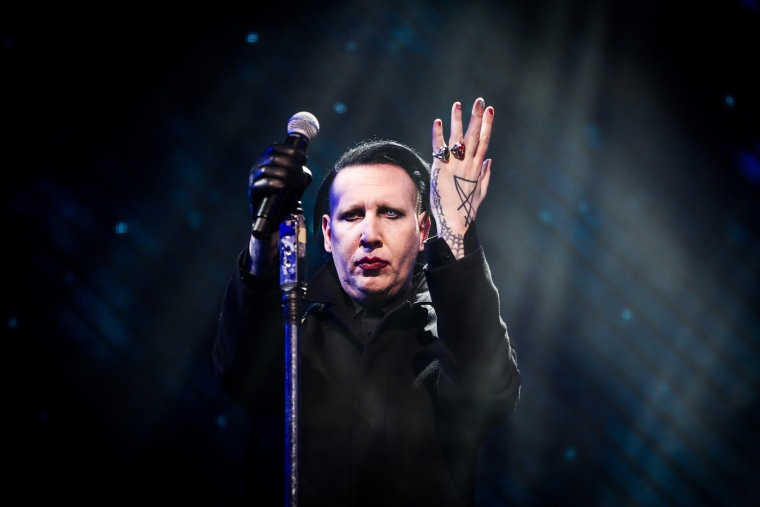 Marilyn Manson recovering after collapsing on stage in Houston