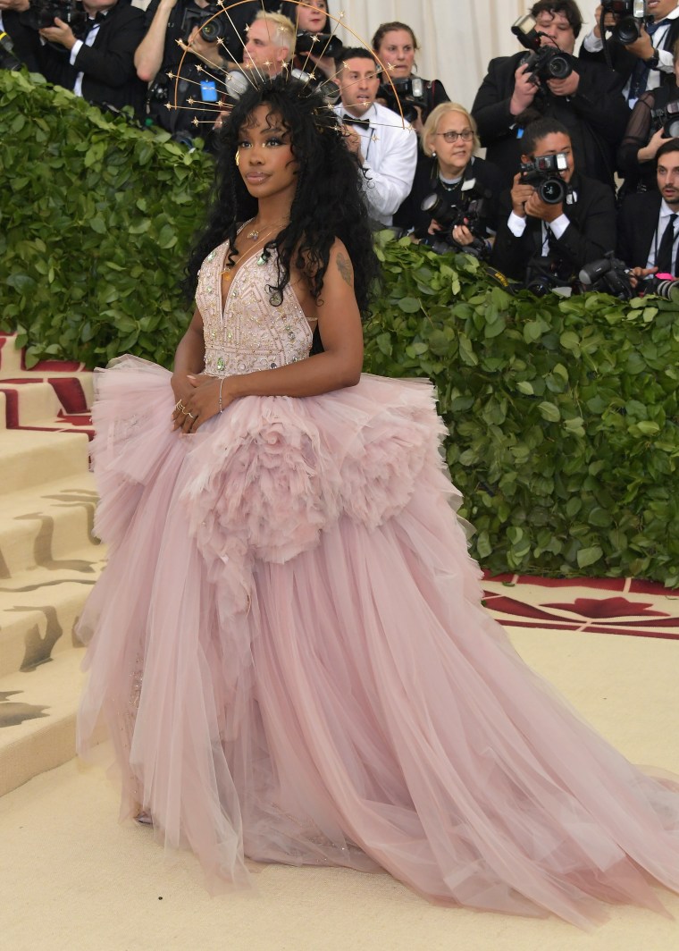 SZA stuns at the Met Gala