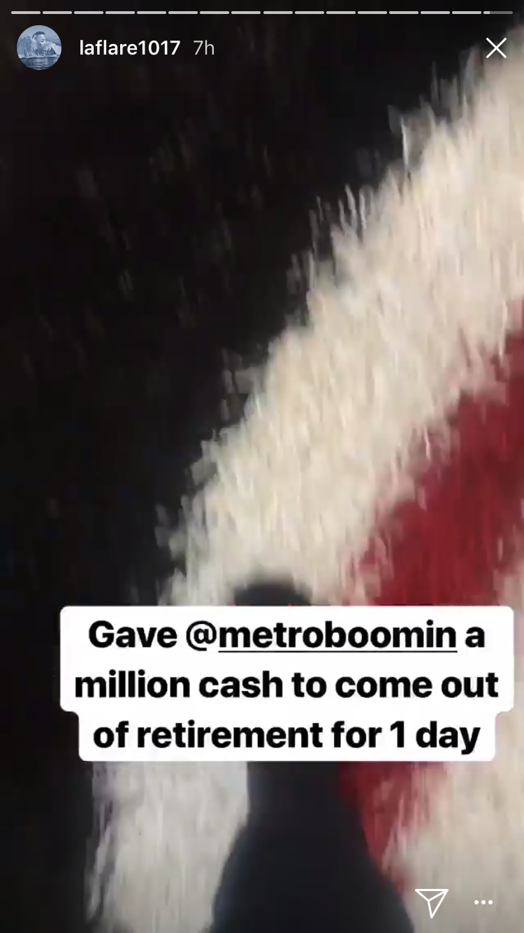 Gucci Mane says he brought Metro Boomin out of retirement for “a million cash”