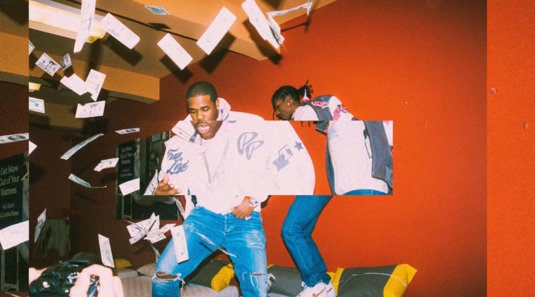 MRBLD on X: A$AP Rocky with the Supreme/Louis Vuitton Pants   / X