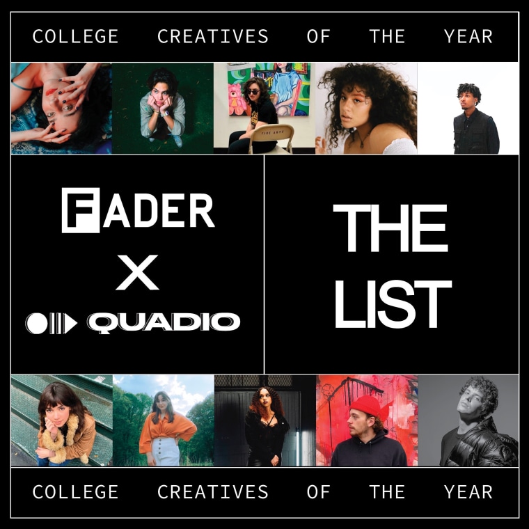 FADER and community app Quadio choose the college creatives of the year