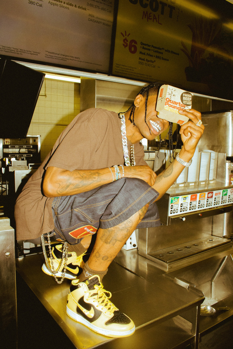 Travis Scott’s new McDonald’s merch drop looks exactly like you think it does