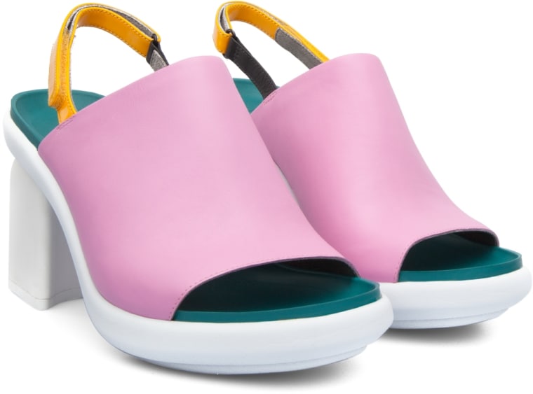 camper pink shoes