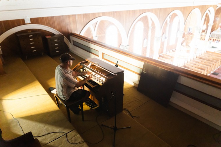 Michael Cloud Duguay is creating beauty with disappearing church organs
