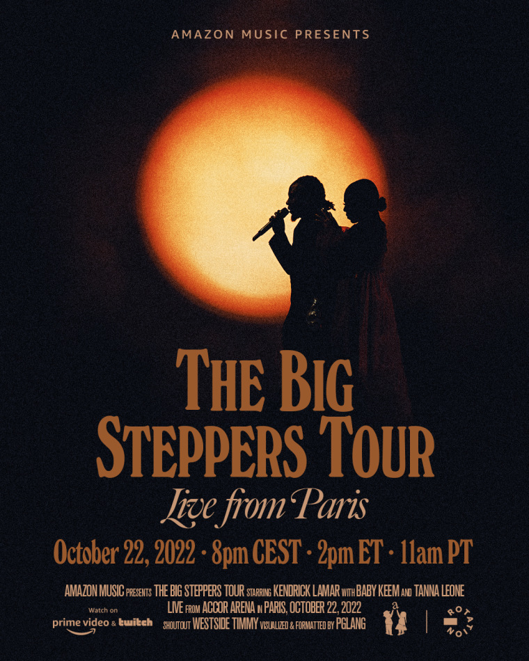 Kendrick Lamar’s <i>The Big Steppers</i> Paris tour stop will stream live for free via Amazon Music