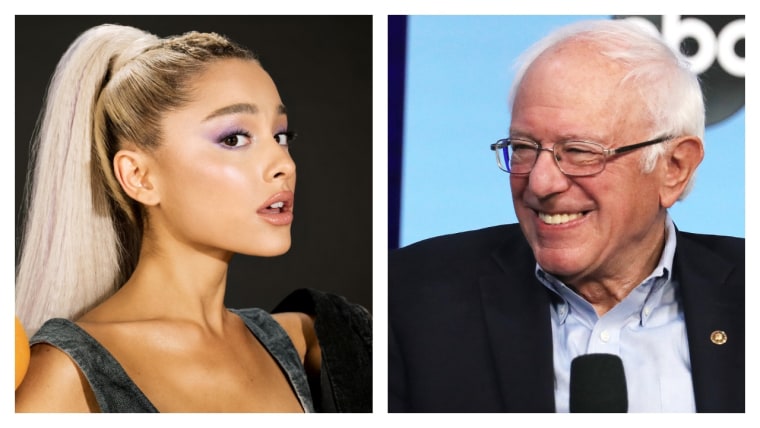 Bernie Sanders went to an Ariana Grande concert