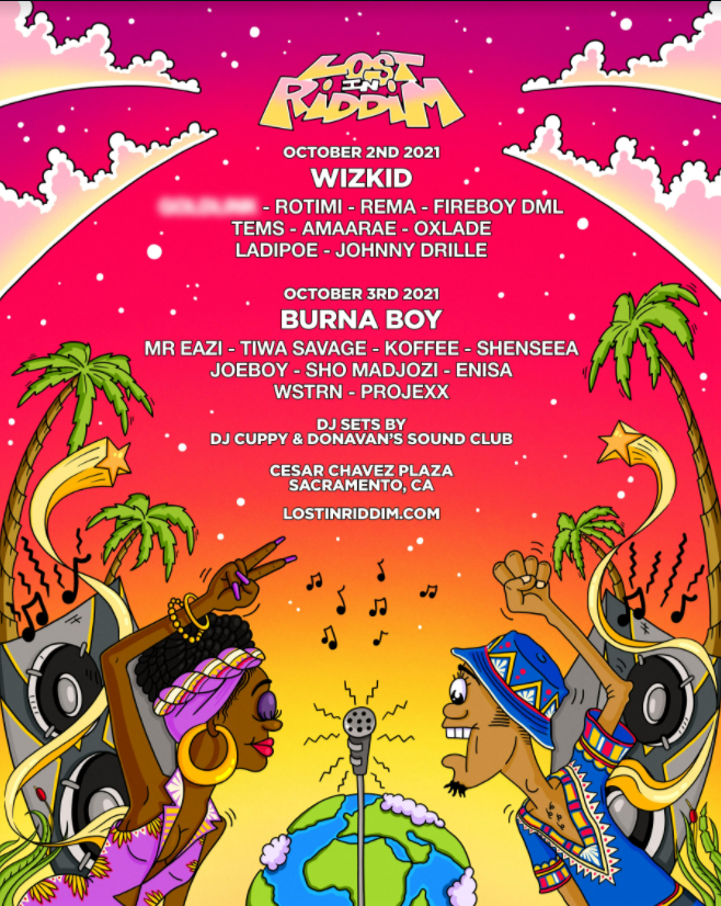 Burna Boy and Wizkid set to headline Lost In Riddim festival