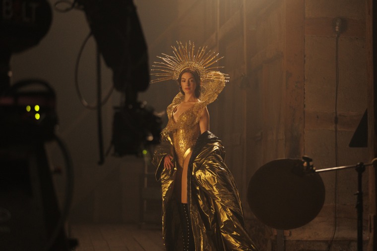 Charli xcx co-wrote Anne Hathaway’s <i>Mother Mary</i> song, “Burial”