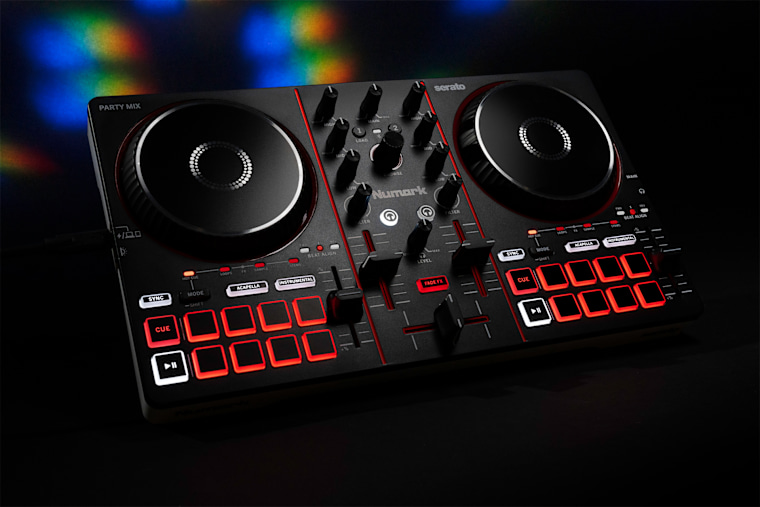 Numark’s Party Mix III and MixTrack Go bring Stems controls to beginner DJ setups