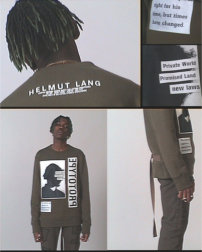 Helmut Lang and Travis Scott collaborate as streetwear culture