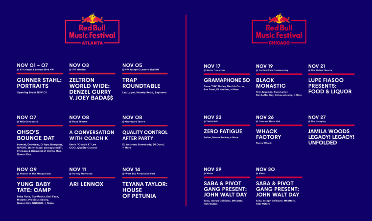 Tierra Whack, Lupe Fiasco, Teyana Taylor, and more confirmed for Red Bull Music Festival