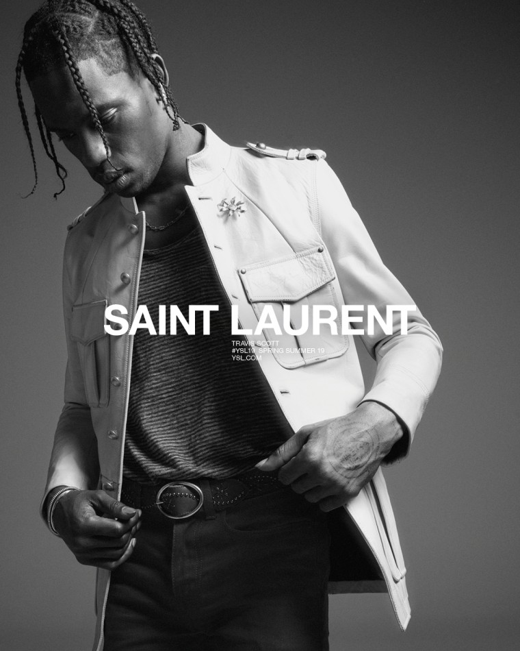 Travis Scott is the new face of Saint Laurent 