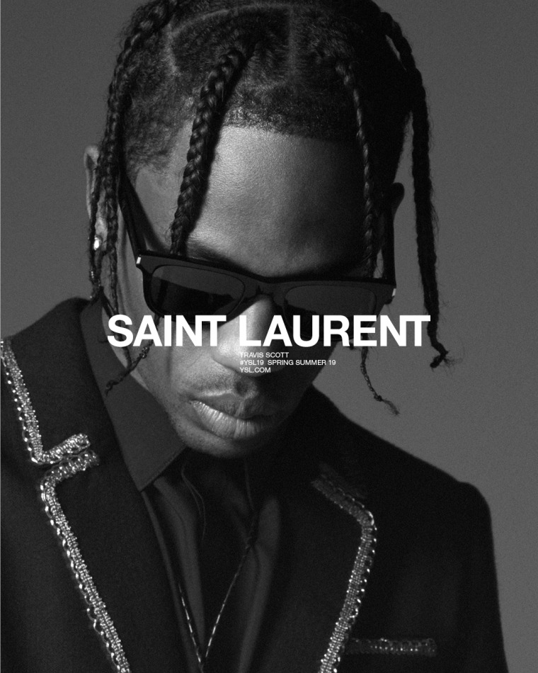 Travis Scott is the new face of Saint Laurent 