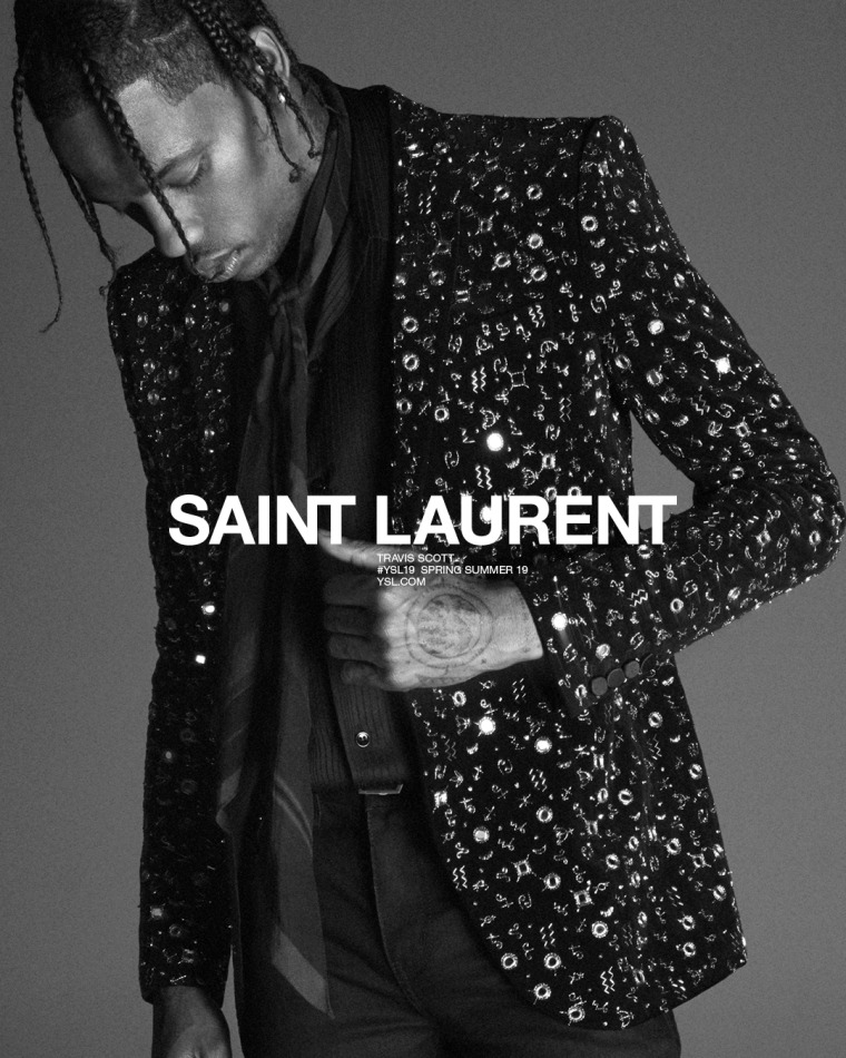 Travis Scott is the new face of Saint Laurent 