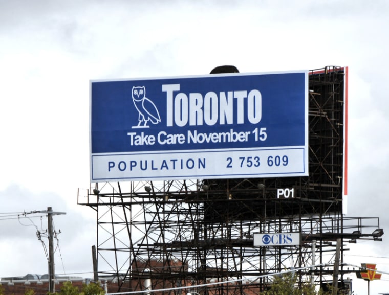 The big mystery behind those Drake billboards: Who's the artist?