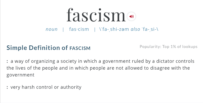 A Bunch Of People Are Looking Up The Definitions Of “Fascism” And “Misogyny” 