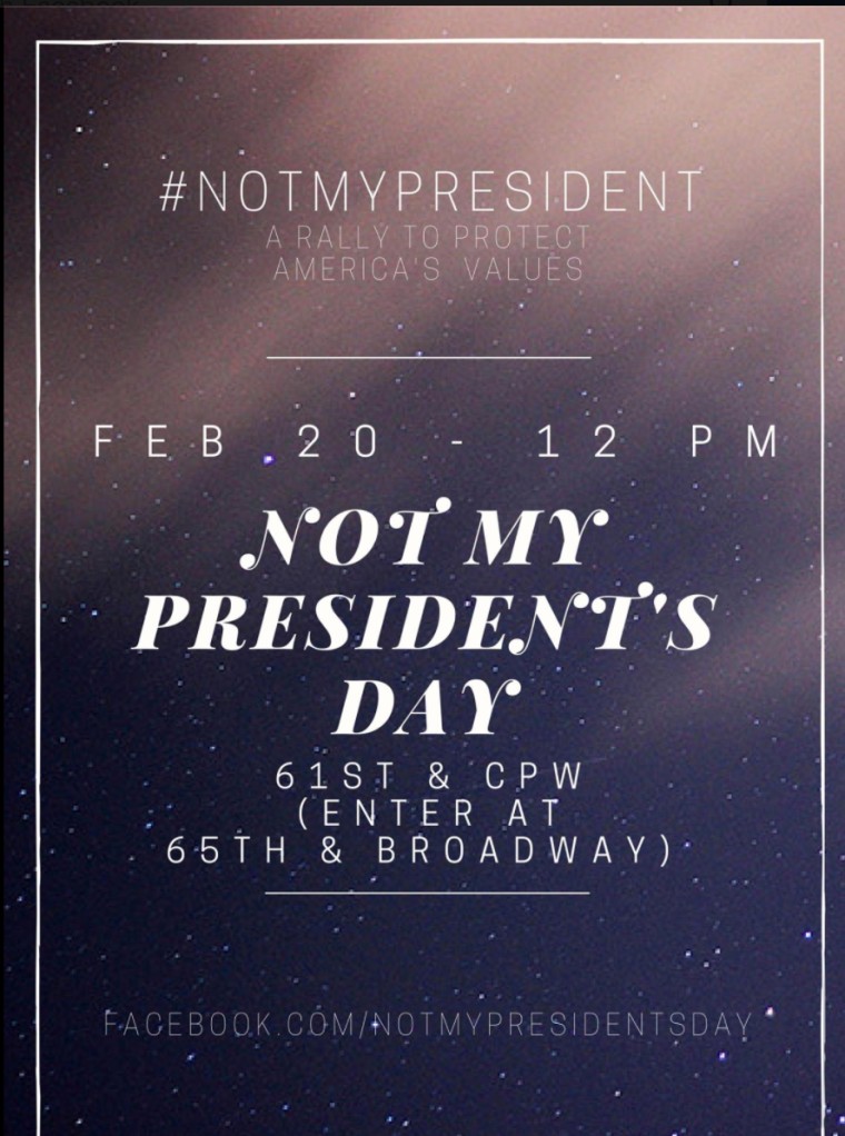 “Not My President” Rallies Taking Place Around the Country on Monday