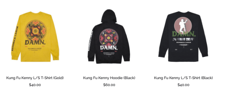 New “Kung Fu Kenny” Kendrick Lamar Merch Is Now Available