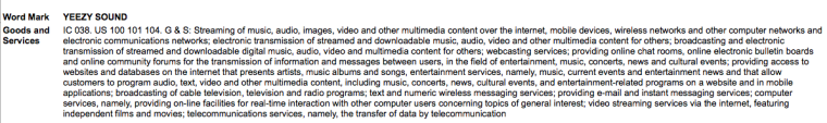  Kanye West reportedly filed a trademark for something called Yeezy Sound