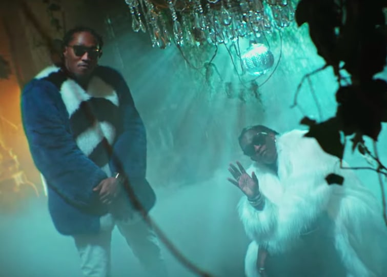 Young Thug wears a literal snake in the video for “Mink Flow” 