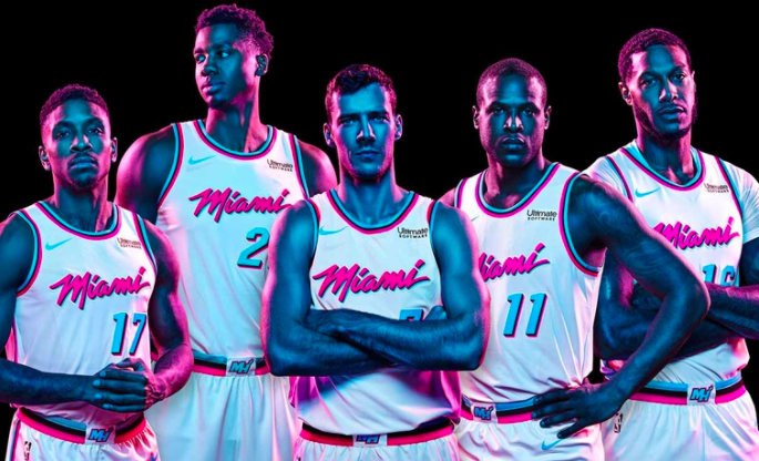 Miami HEAT debuts Miami Vice-themed uniforms | The FADER