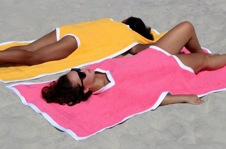 Slip into the this towel that’s actually an outfit