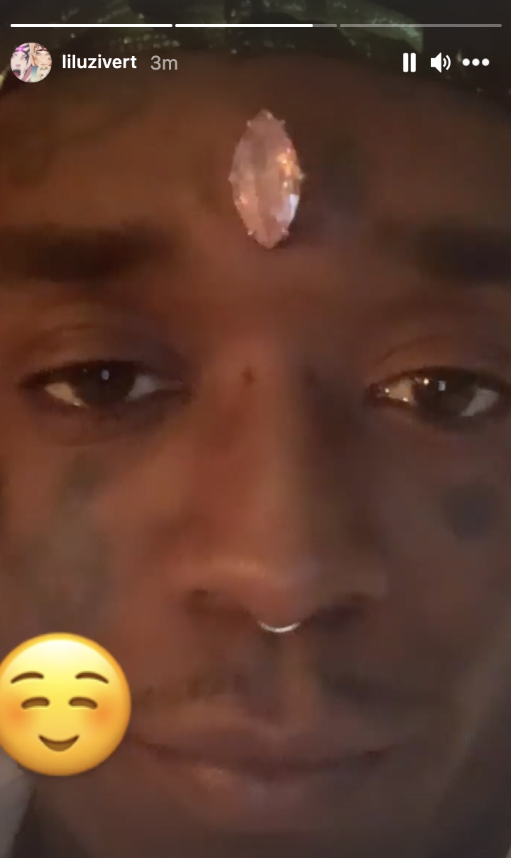 Lil Uzi Vert Appears To Have Pierced An Enormous Diamond Into His Forehead The Fader