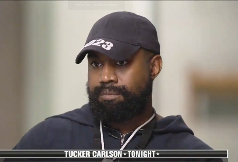 Kanye West airs more conspiracy theories in deleted footage from Tucker Carlson interview