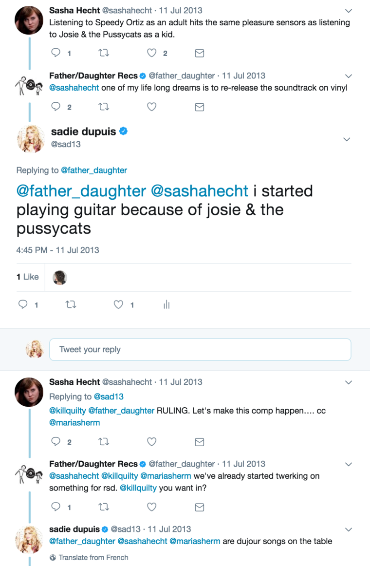 Sadie Dupuis’s <i>Josie and the Pussycats</i> cover is officially back on the internet