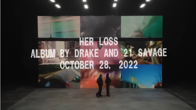 Drake和21 Savage宣布合作专辑《i>Her Loss》/i>