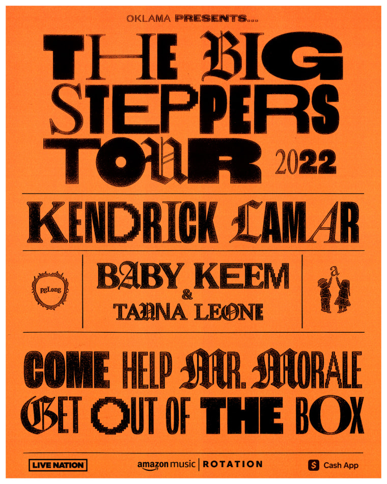 Kendrick Lamar Announces The Big Steppers Tour - Live Nation Entertainment