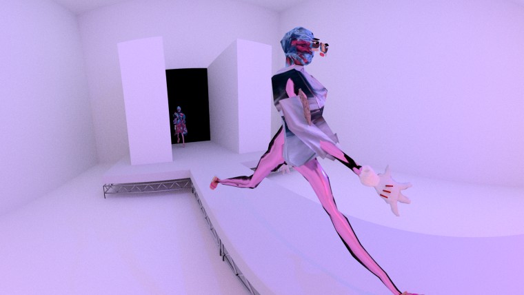 Animator Jeron Braxton and designer Sho Konishi made a mind-boggling virtual fashion show