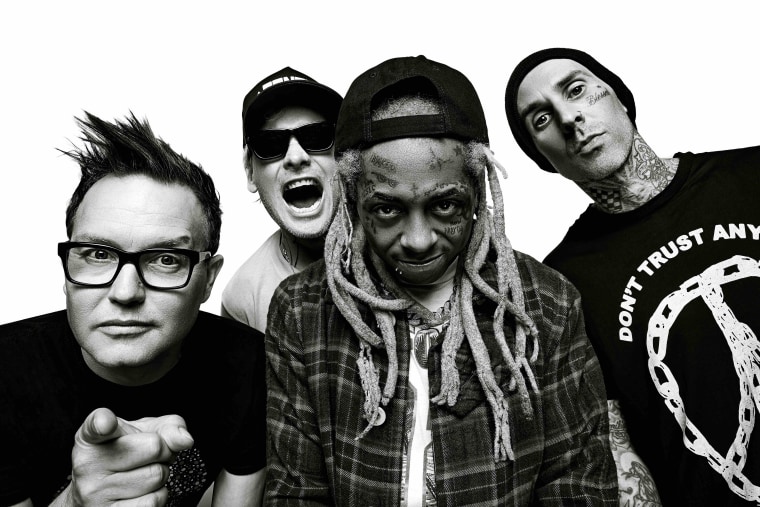Listen to the cracker-friendly full version of blink-182 and Lil Wayne’s “What’s My Age Again? / A Milli”