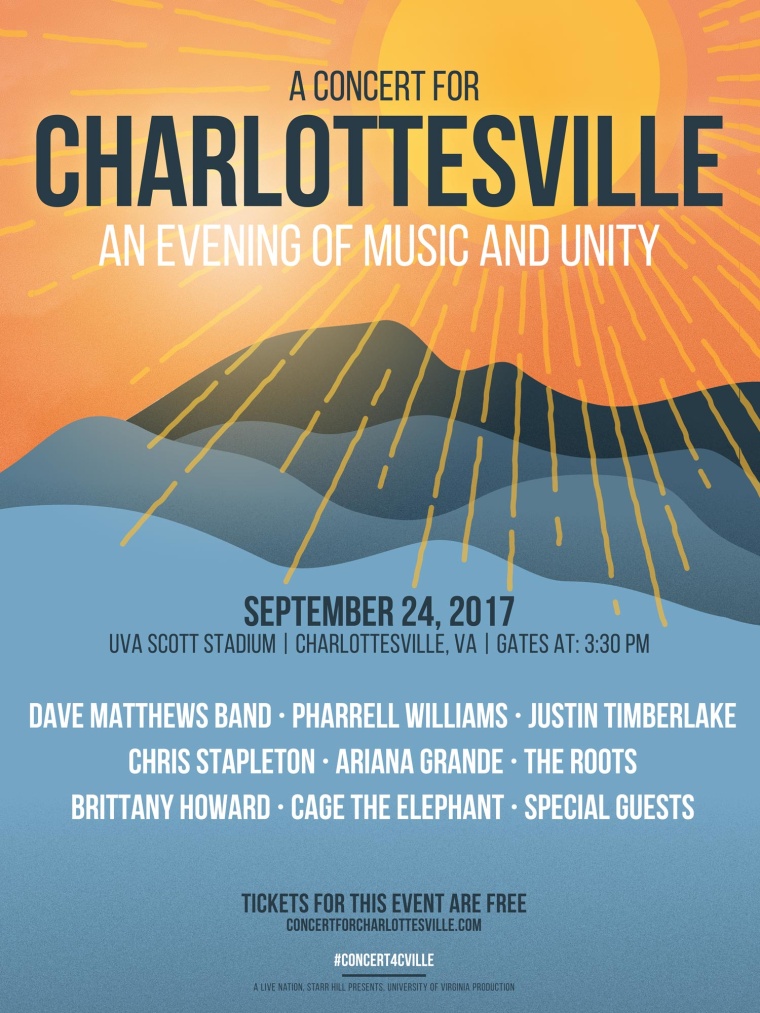 Pharrell And Ariana Grande To Appear At “A Concert For Charlottesville”