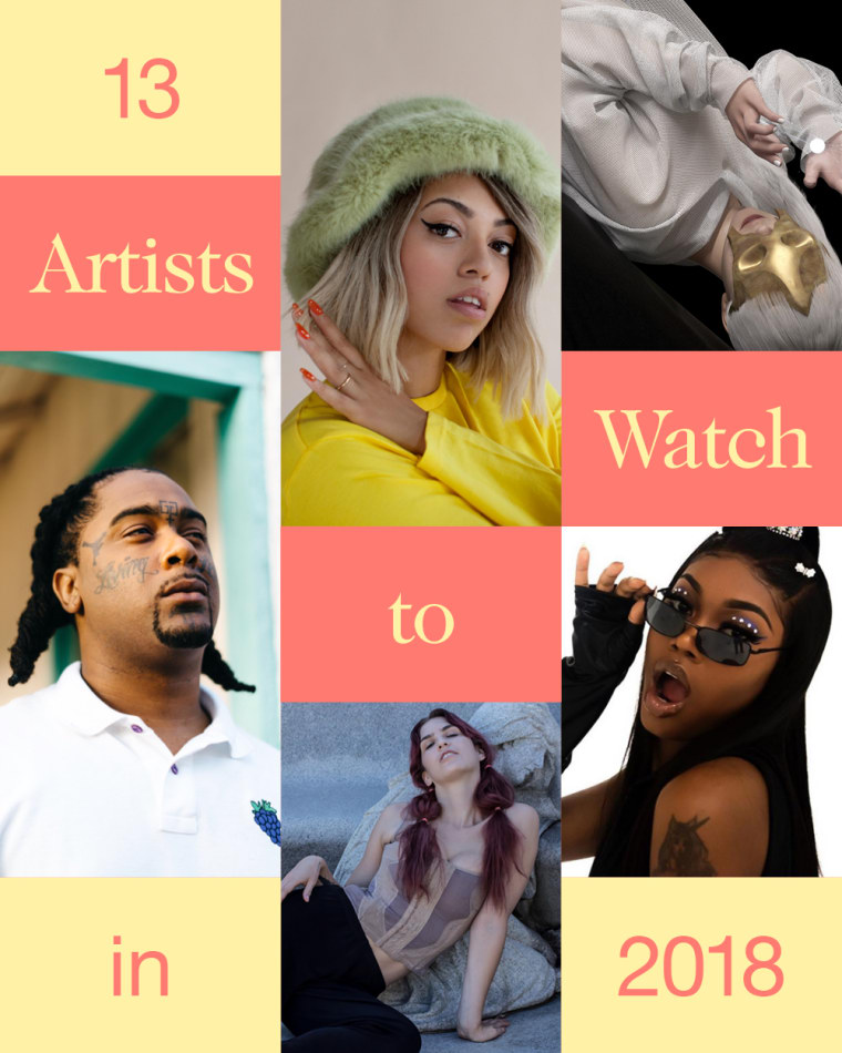 13 artists you need to know about in 2018