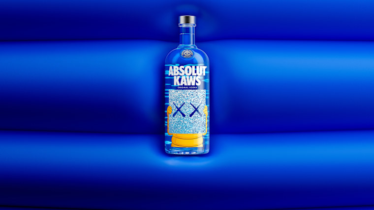 KAWS releases a limited-edition Absolut Vodka collab