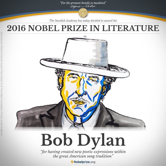 Bob Dylan Is Ghosting The Nobel Prize Committee