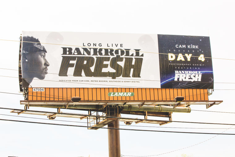 Cam Kirk Presents His<i> Day 4 </i>Exhibit, An Atlanta Billboard Featuring Bankroll Fresh 