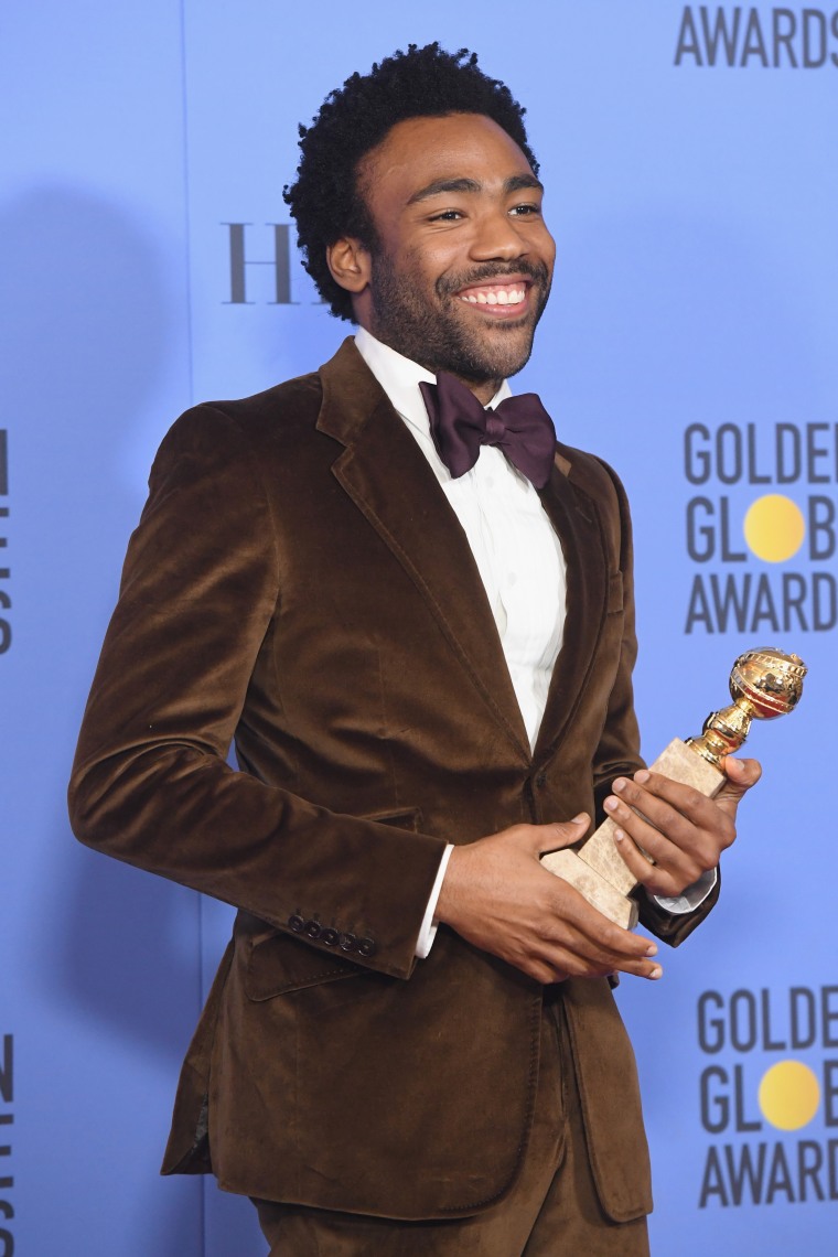 Donald Glover Accepts Second Golden Globe Award For Best Actor In A TV
