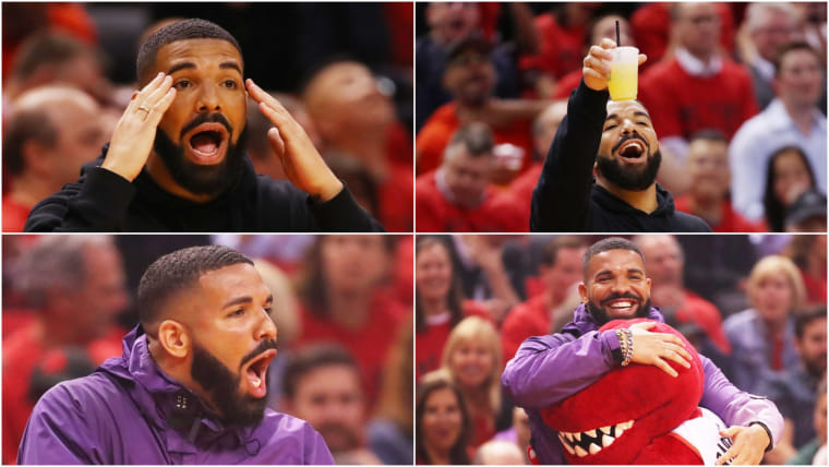 Ranking Drake’s 5 best moments from the past week of Raptors games